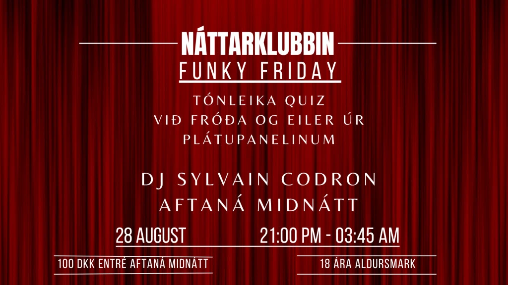 Наттарклуббин: Музыкальная викторина и Funky Friday