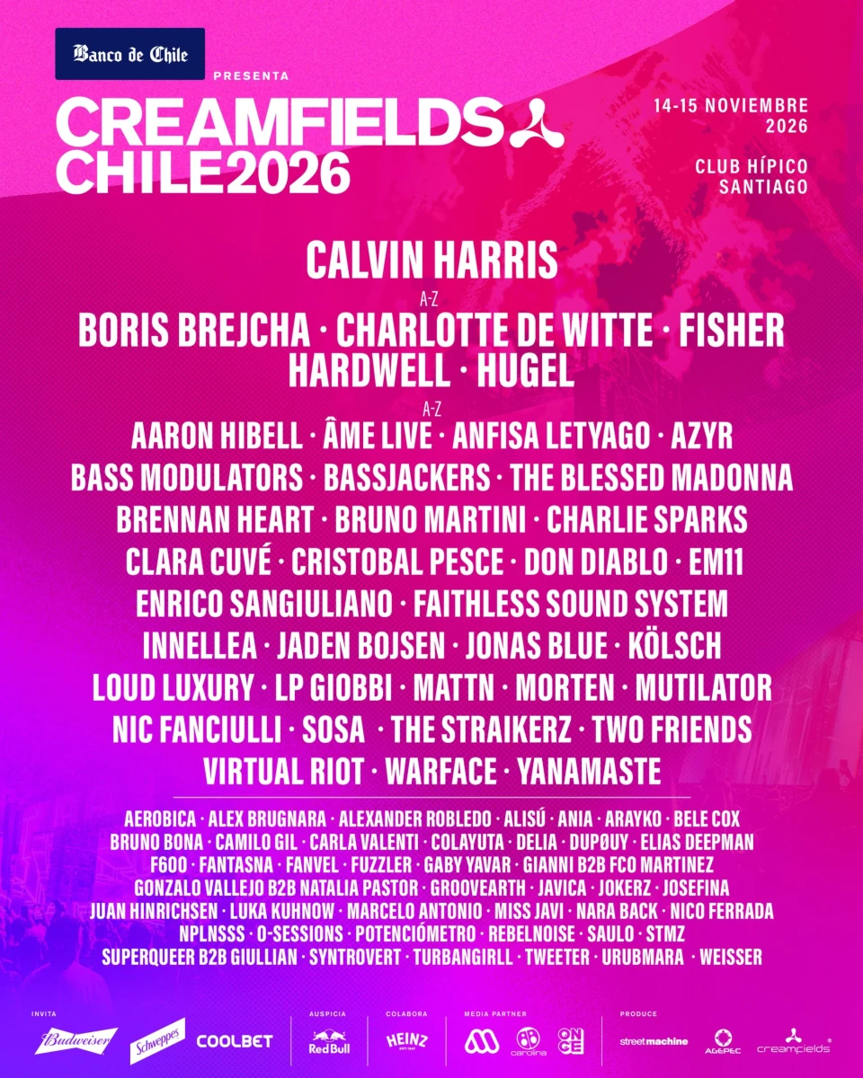 Creamfields Chile 2026 — двухдневный фестиваль электронной музыки в Сантьяго