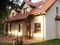 Dom nad jeziorem na Mazurach 