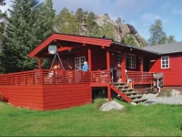Holiday Home Helleland with a Fireplace 01 