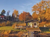 Four-Bedroom Holiday home VГ¤rmdГ¶ with Sea View 08 