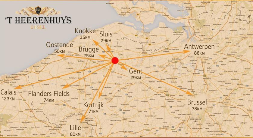 B&B t Heerenhuys Ursel 4*