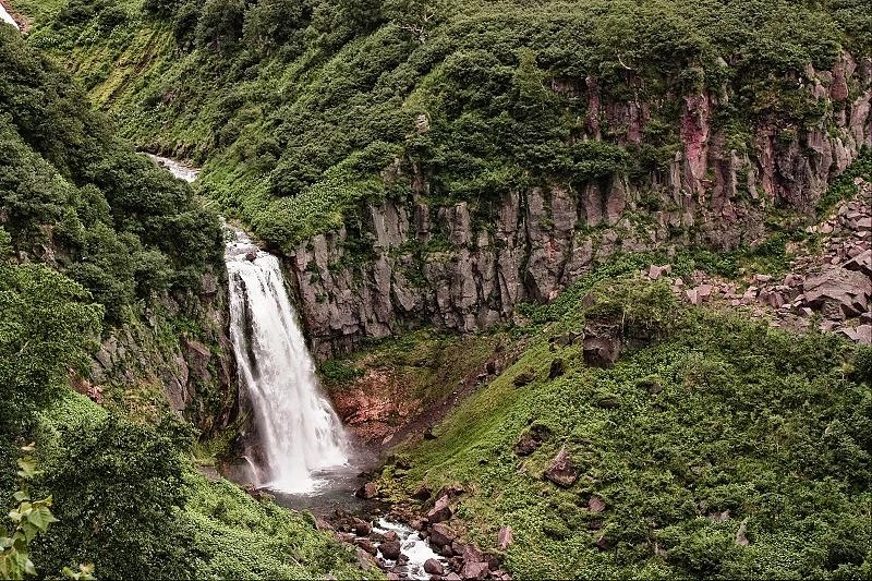 Джип-тур в «Малую Долину Гейзеров» (Дачные термальные источники) и водопад Спокойный