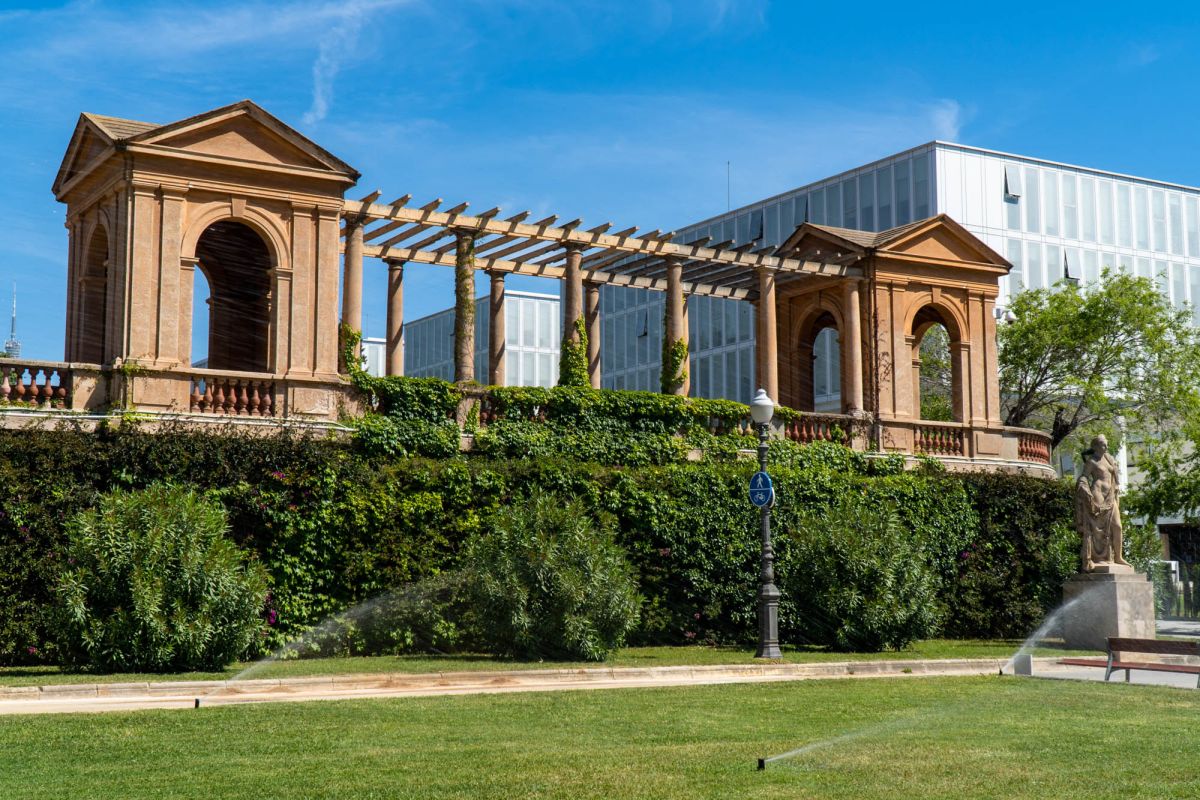 Сады дворца Педральбес