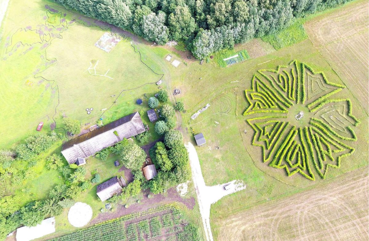 Кукурузный лабиринт хутора Сарапику