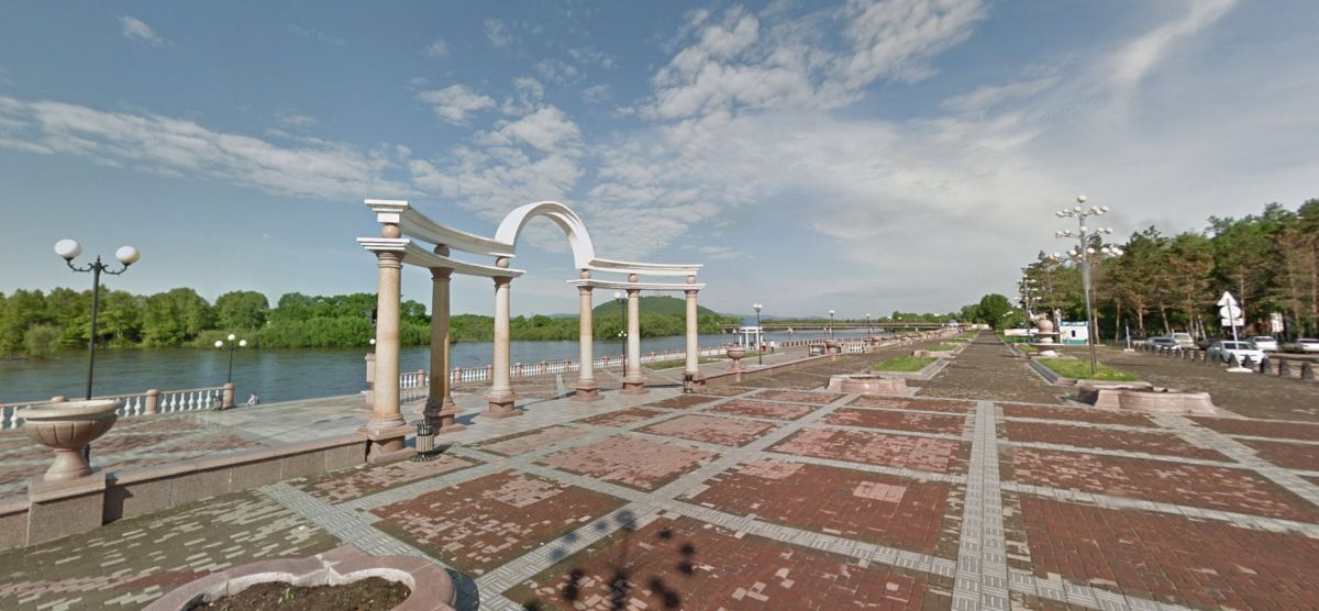 Набережная Биробиджана