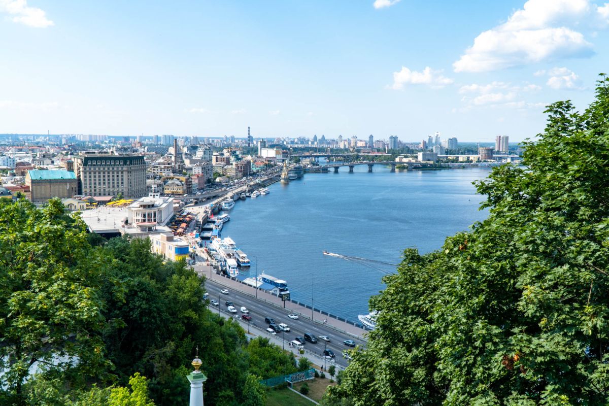 Смотровая площадка над Днепром