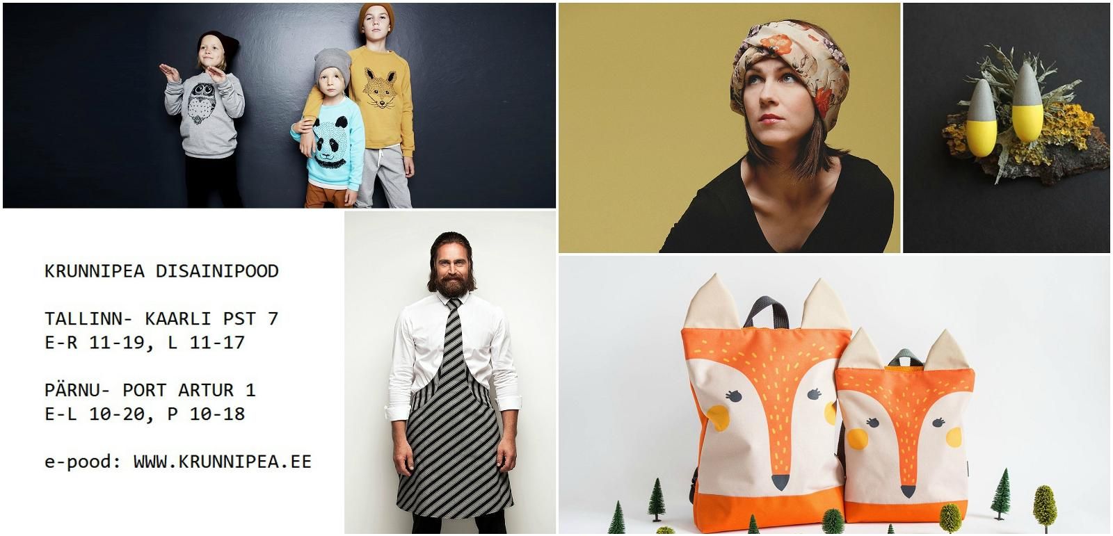 Магазин эстонского дизайна Krunnipea