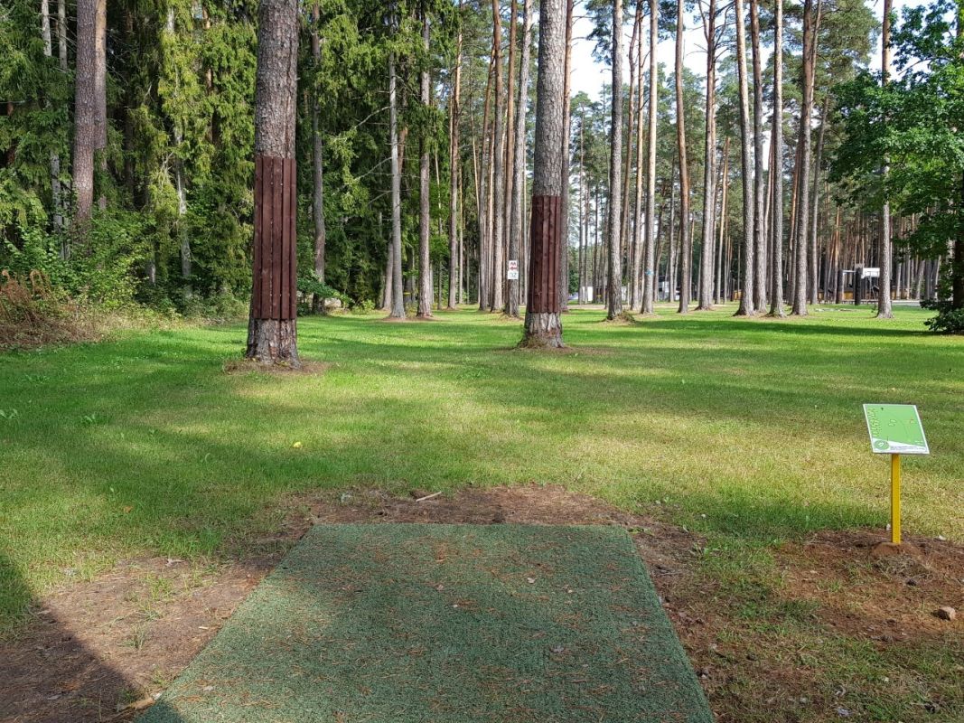 Парк для диск-гольфа в Оздоровительном центре Тартуского уезда