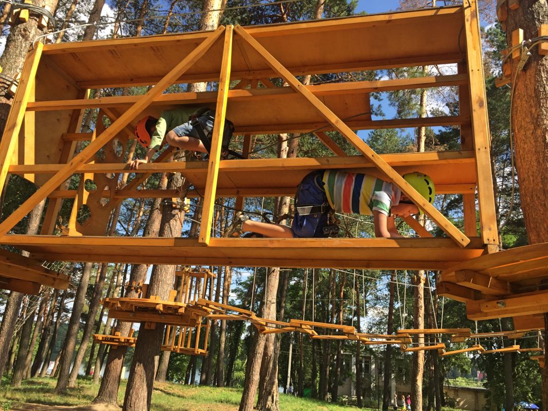 Веревочный парк в Гидропарке