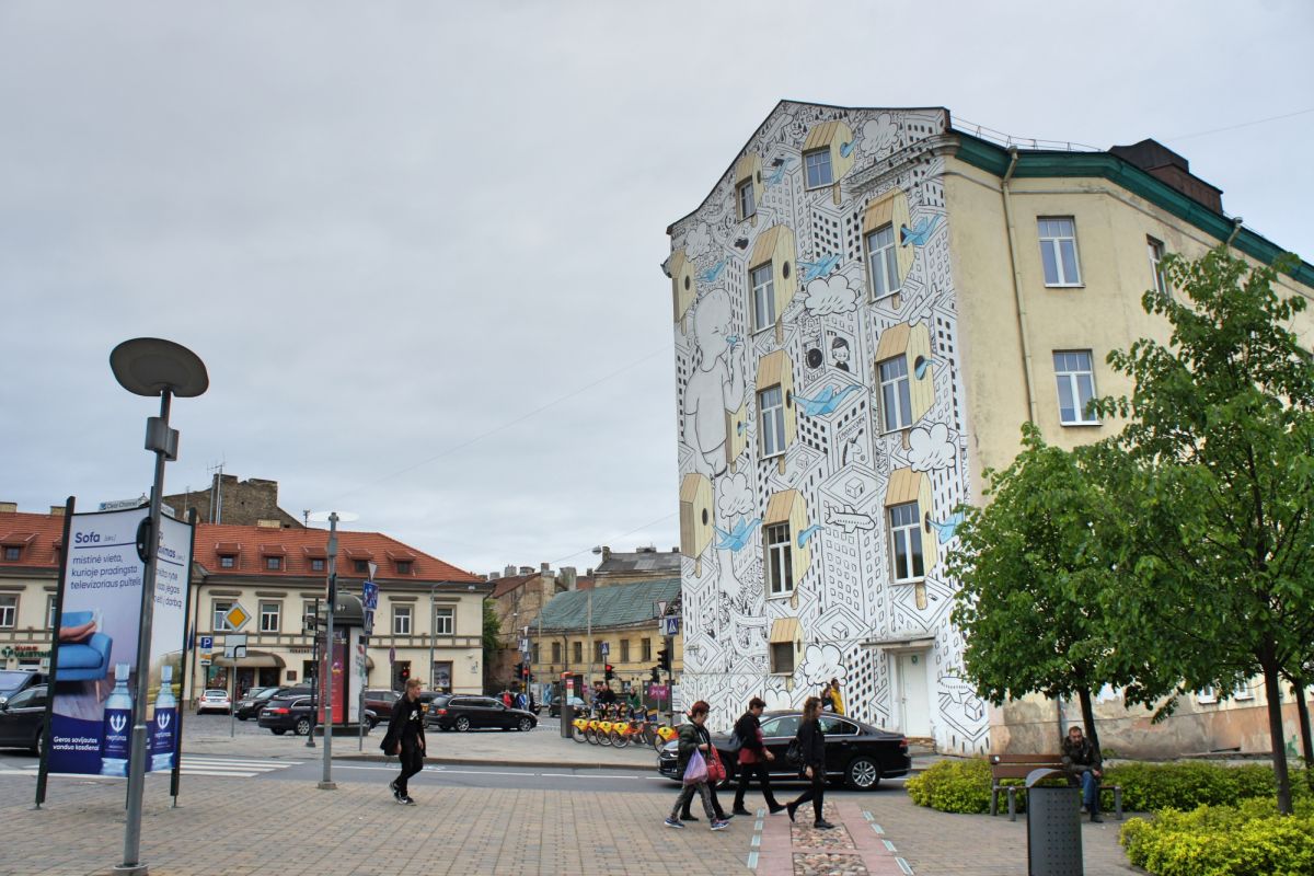 Стрит арт Бумажные птицы Милло (Millo's paper birds)