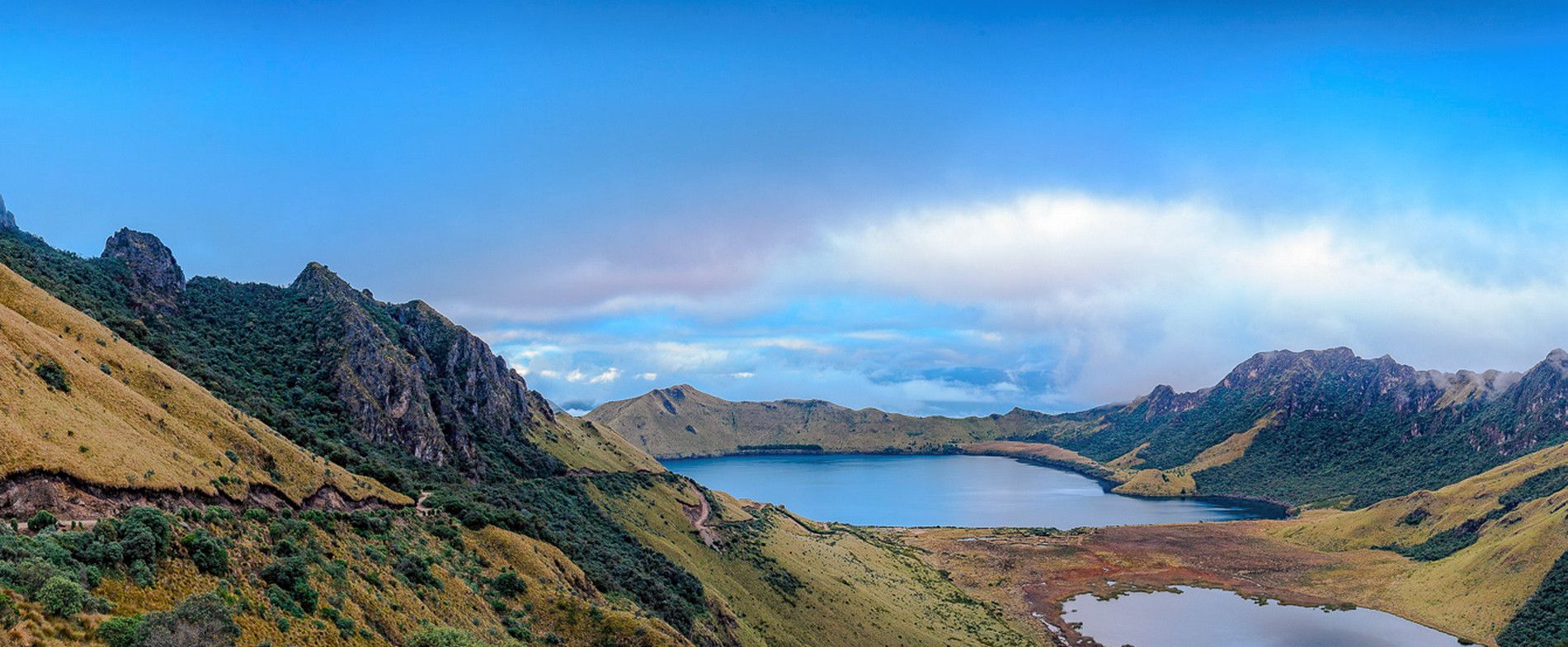 Вулканические озёра Моканда