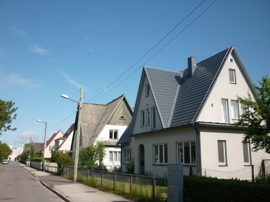 Пярнуские виллы улиц Тооминга и Сеэдри