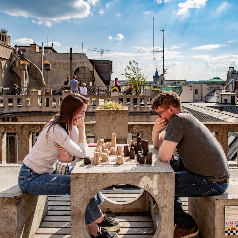 Крыша дворца «Луцерна»