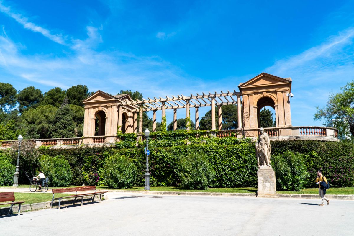 Сады дворца Педральбес