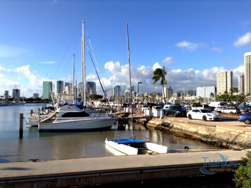 Стоянка для яхт Ala Wai Yacht Harbor на Вайкики