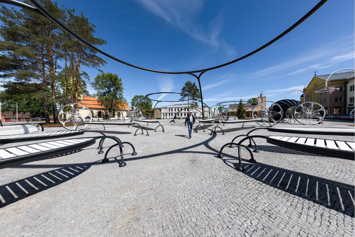 Центральная площадь города Выру