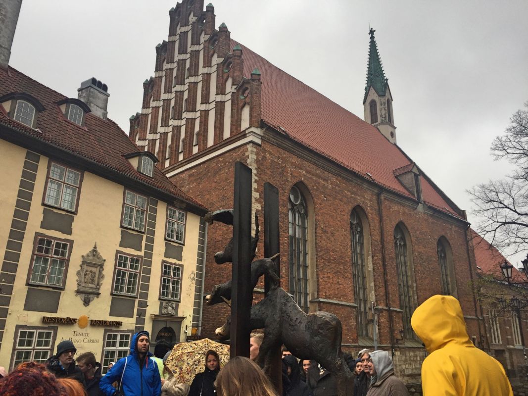 Памятник Бременским музыкантам