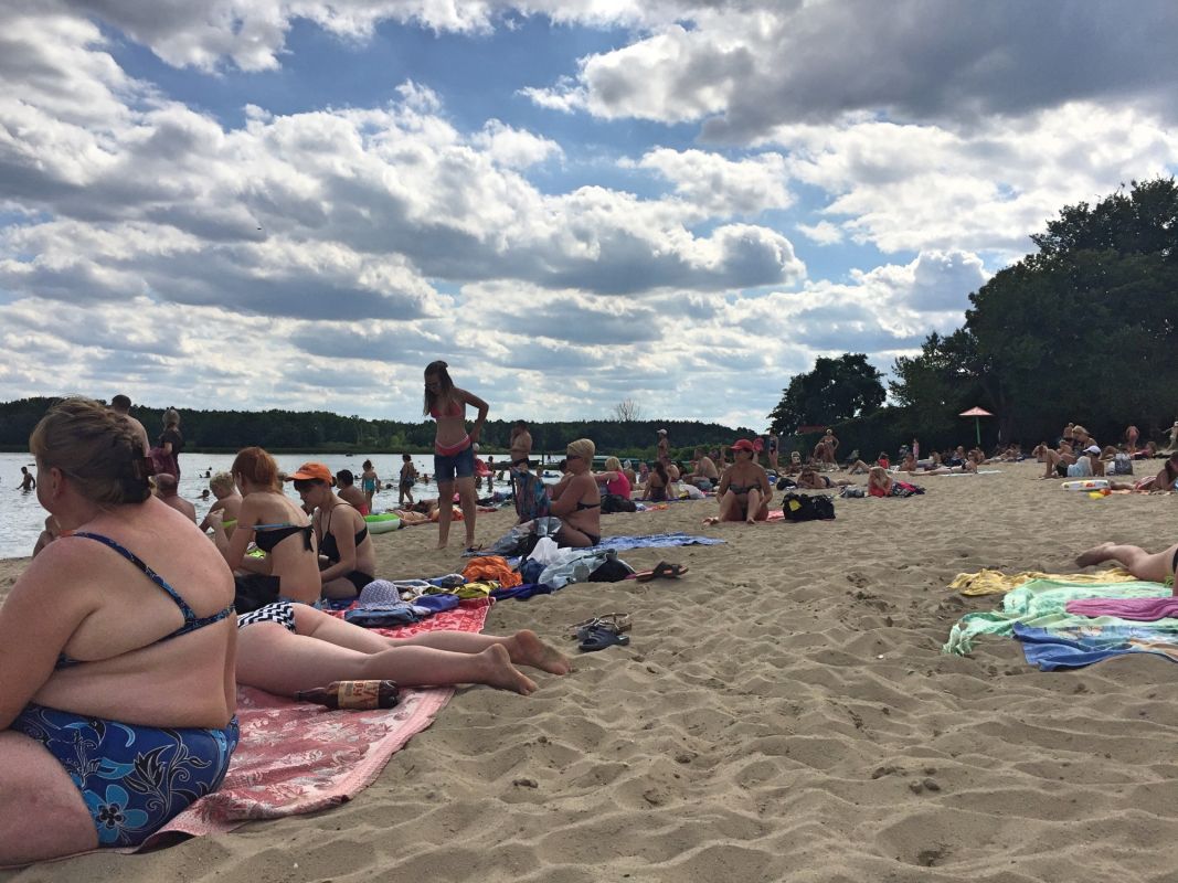 Детский пляж в Гидропарке