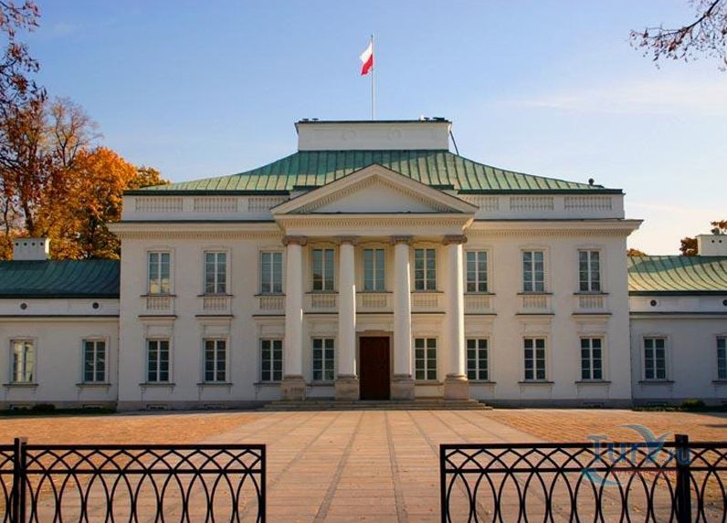 Бельведерский дворец в Варшаве