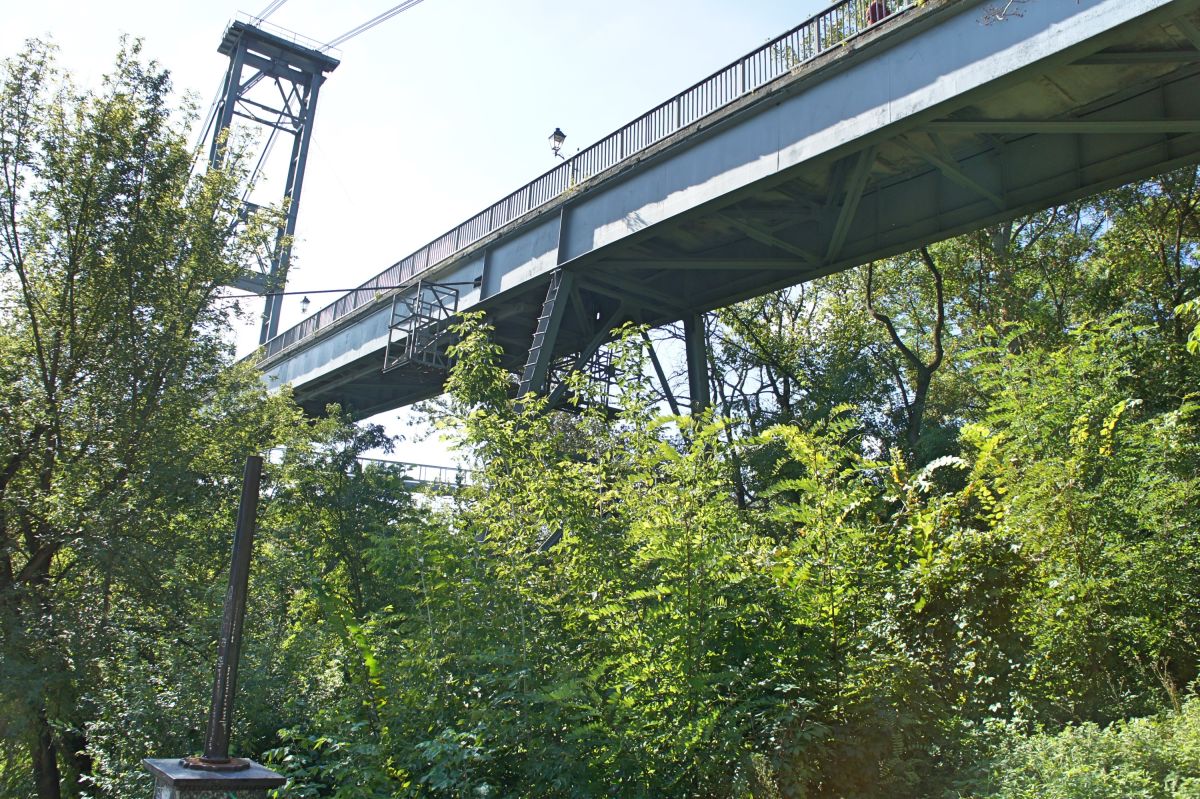 Пешеходный подвесной мост через Тетерев