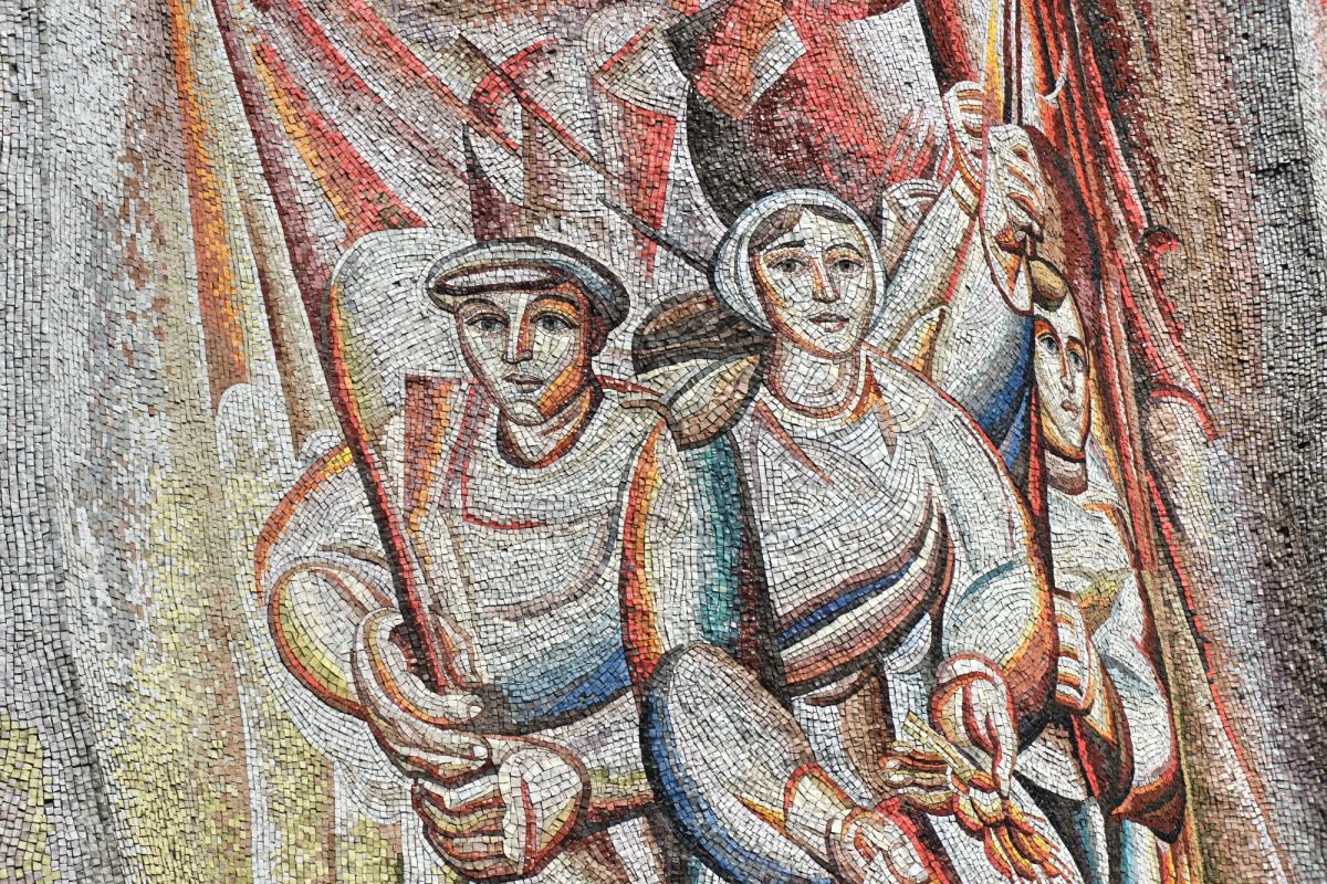 Художественная мозаика ул. А.Малышко, 15/1