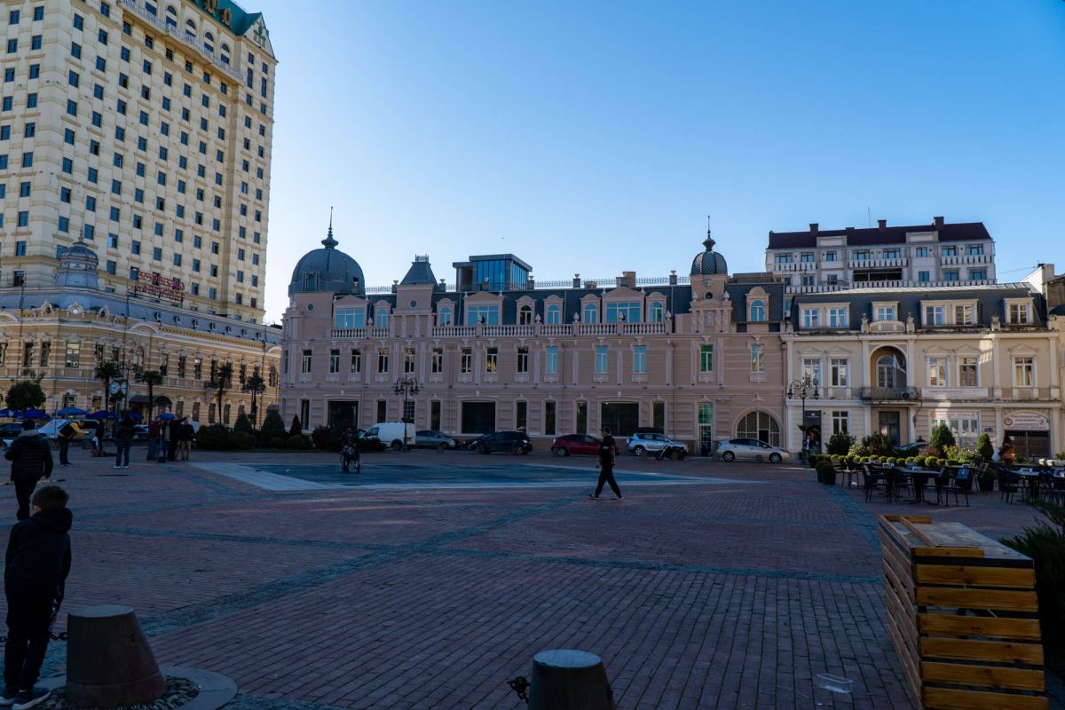 Фонтан на Площади Европы