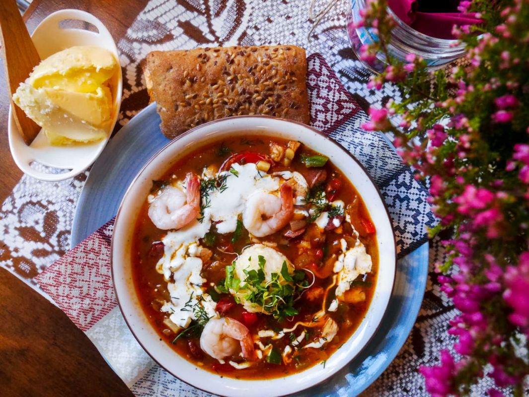 Кафе Kroon, настоящая эстонская кухня!