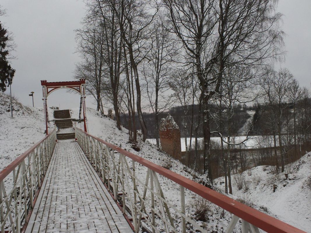 Viljandi rippsild (Висячий мост города Вильянди)