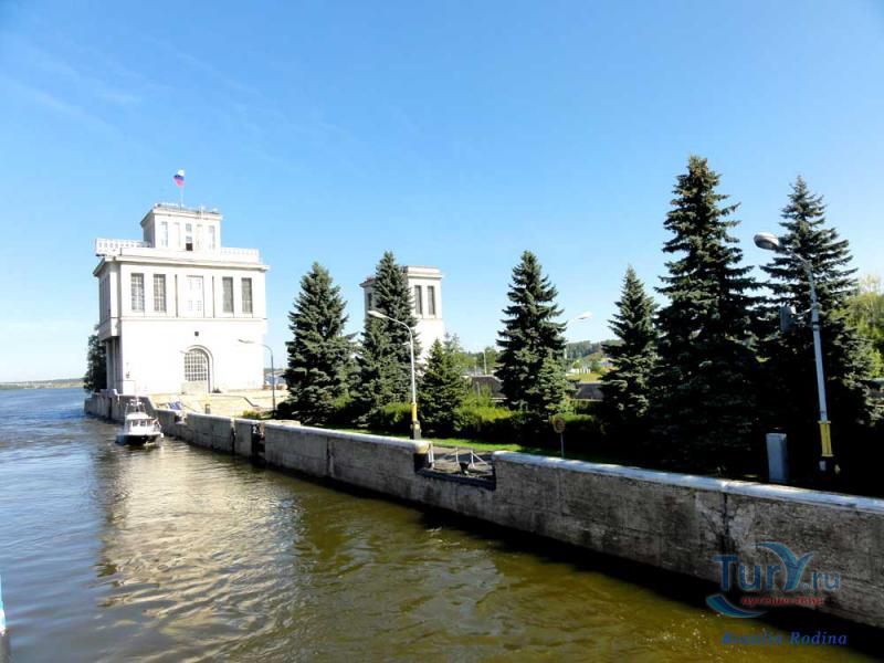Городецкие шлюзы на Горьковском водохранилище
