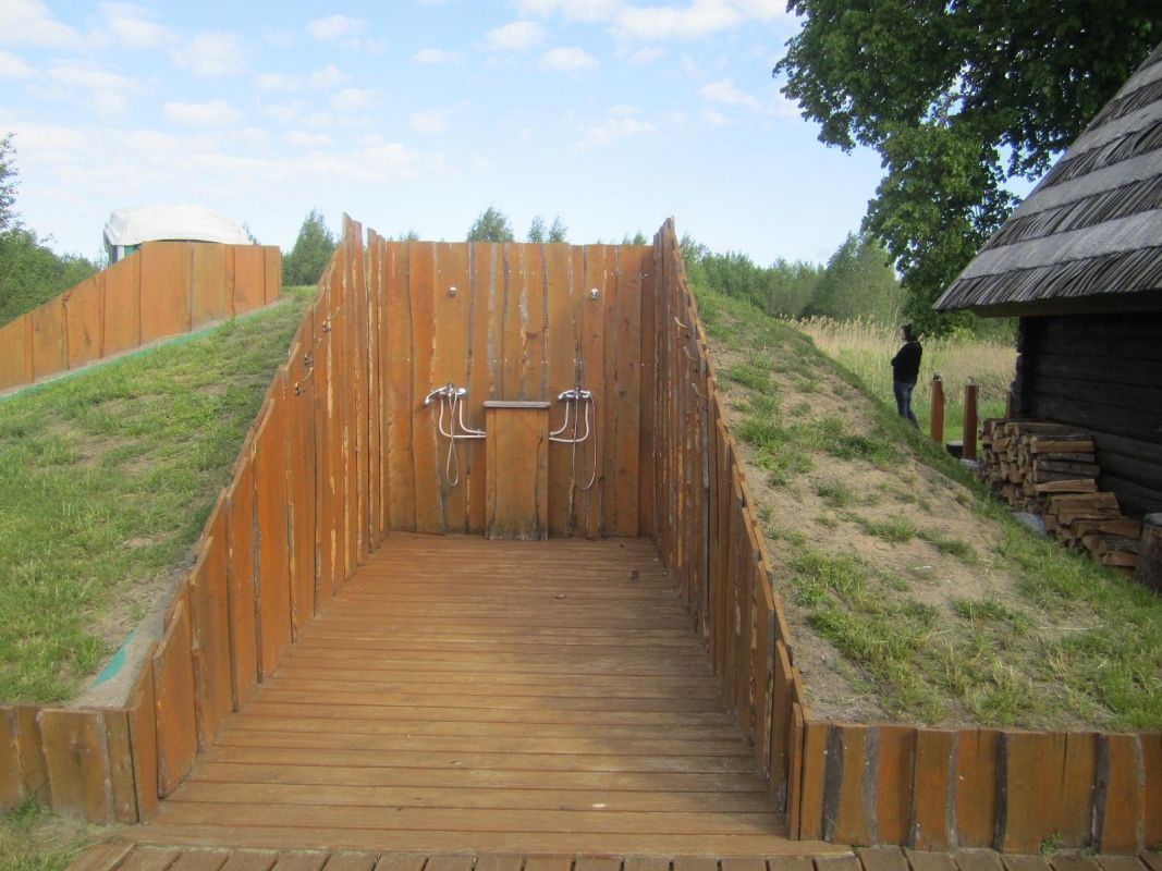 Баня с дымком на туристическом хуторе Сеэдри