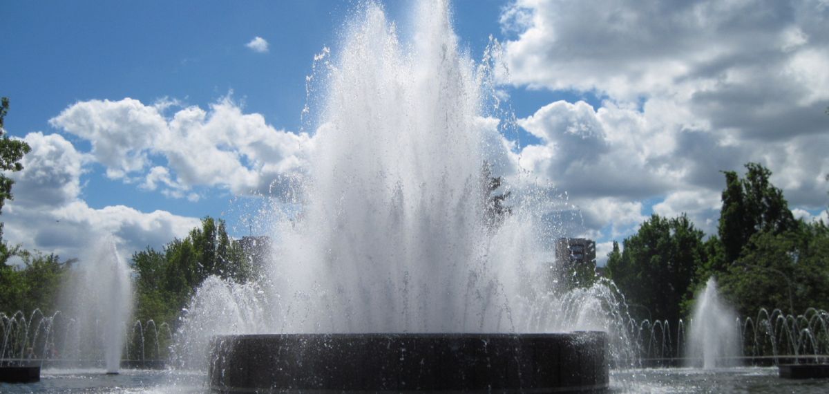 Музыкальный фонтан в Запорожье