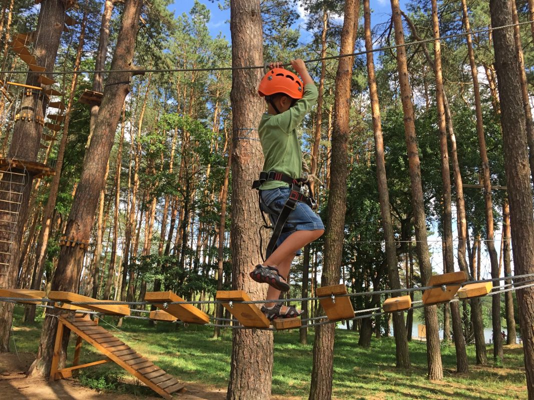 Веревочный парк в Гидропарке