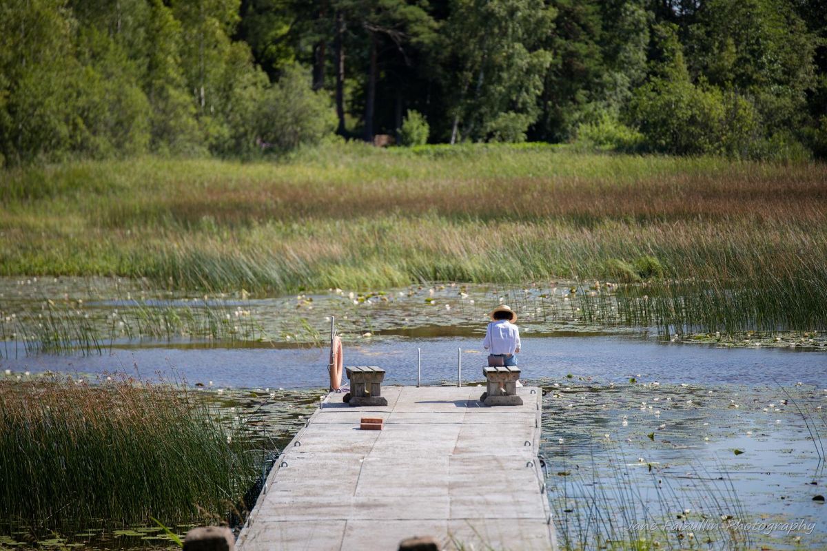 Усадебный парк и озеро мызы Керну