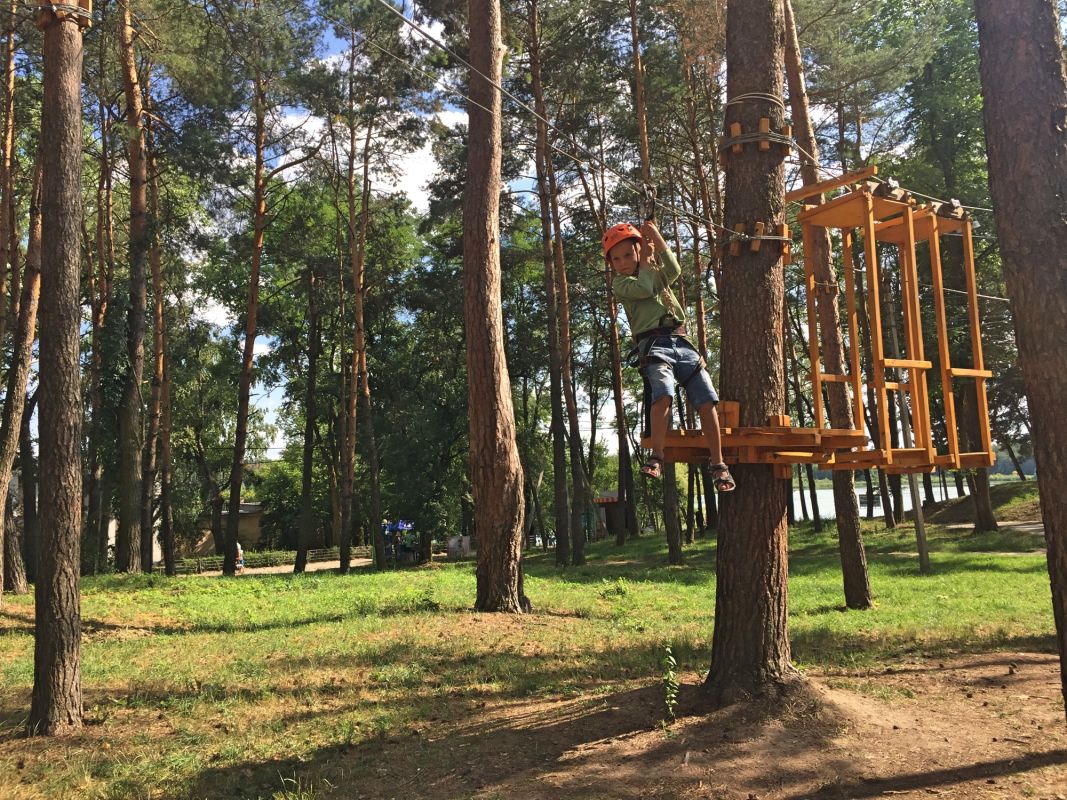 Веревочный парк в Гидропарке