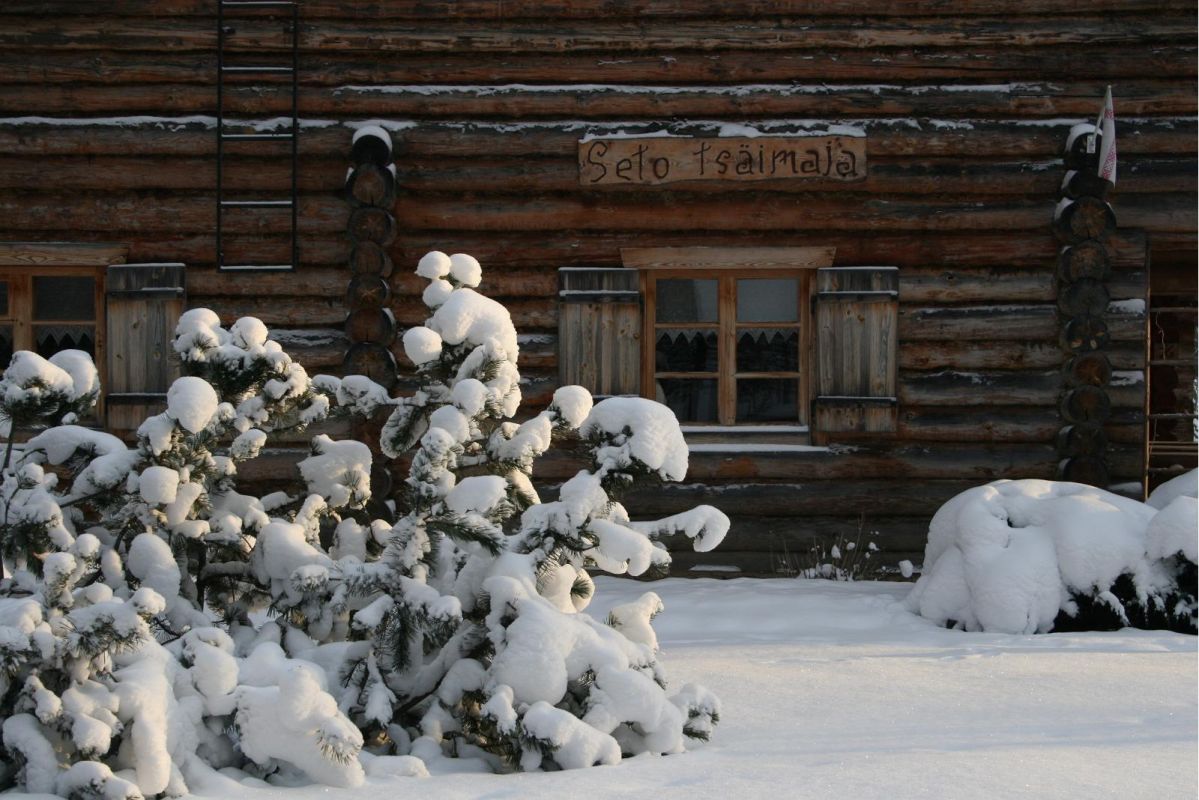 Чайная в Вярска хуторный музей (Tsäimaja)