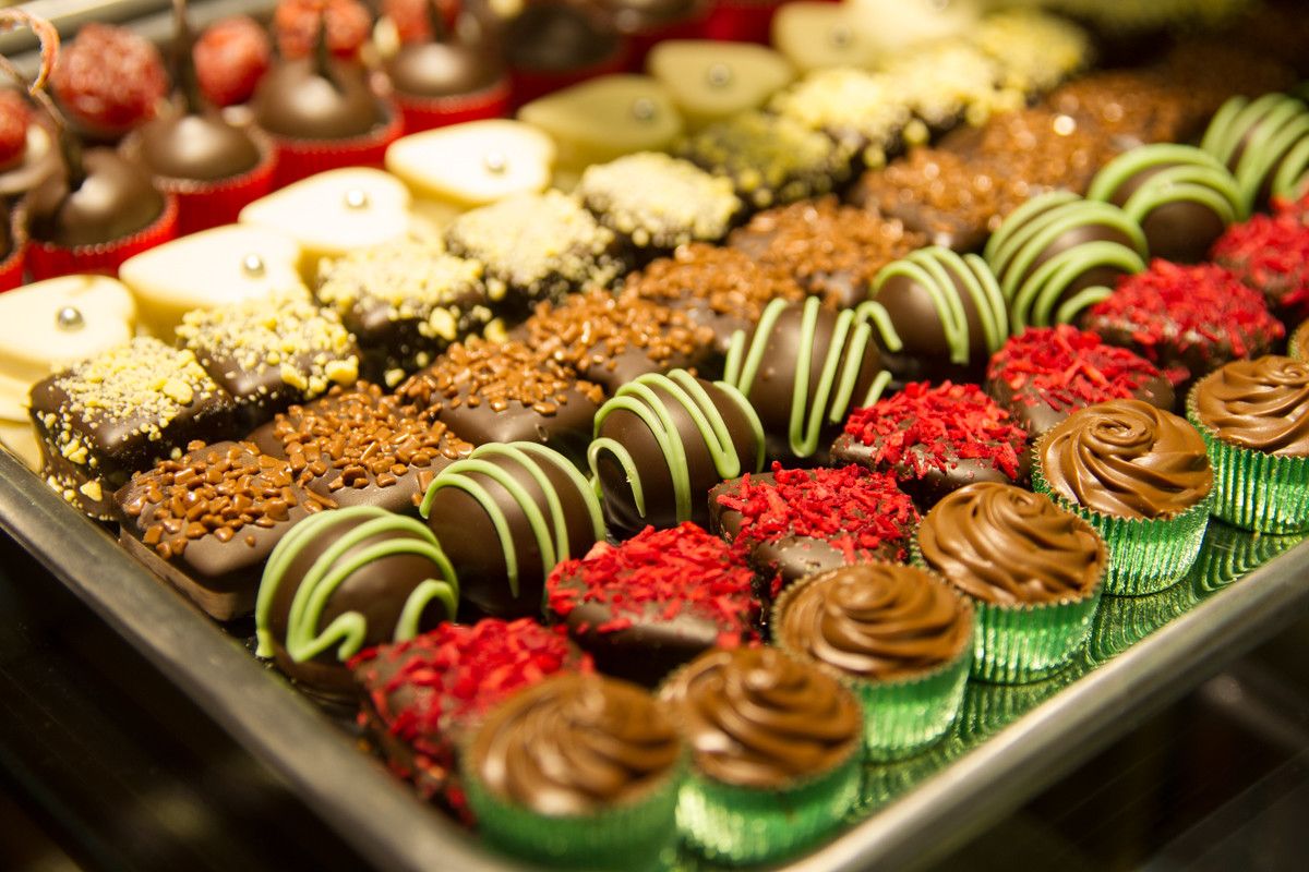 Магазин шоколада «Калев» в квартале Ротерманни