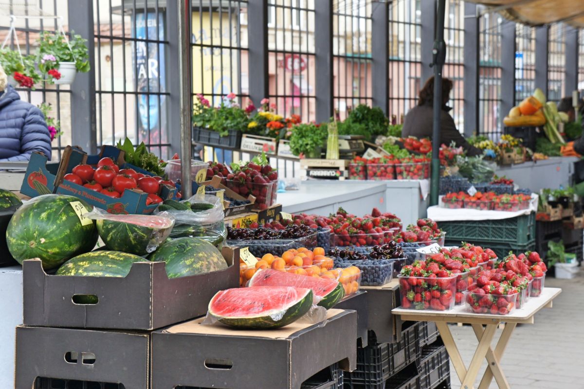 Рынок Hales Turgus в Вильнюсе