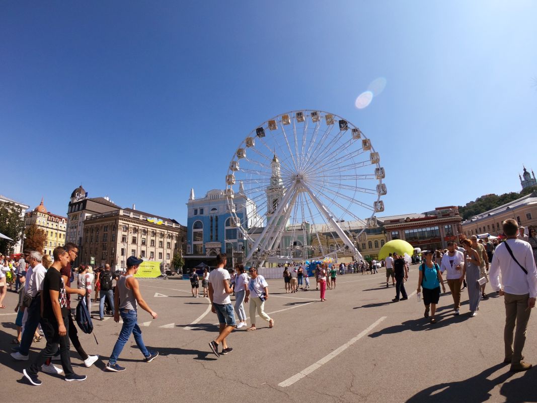 Колесо Обозрения на Контрактовой площади