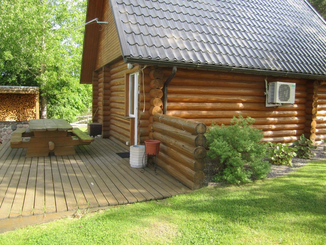 Баня с дымком на туристическом хуторе Сеэдри