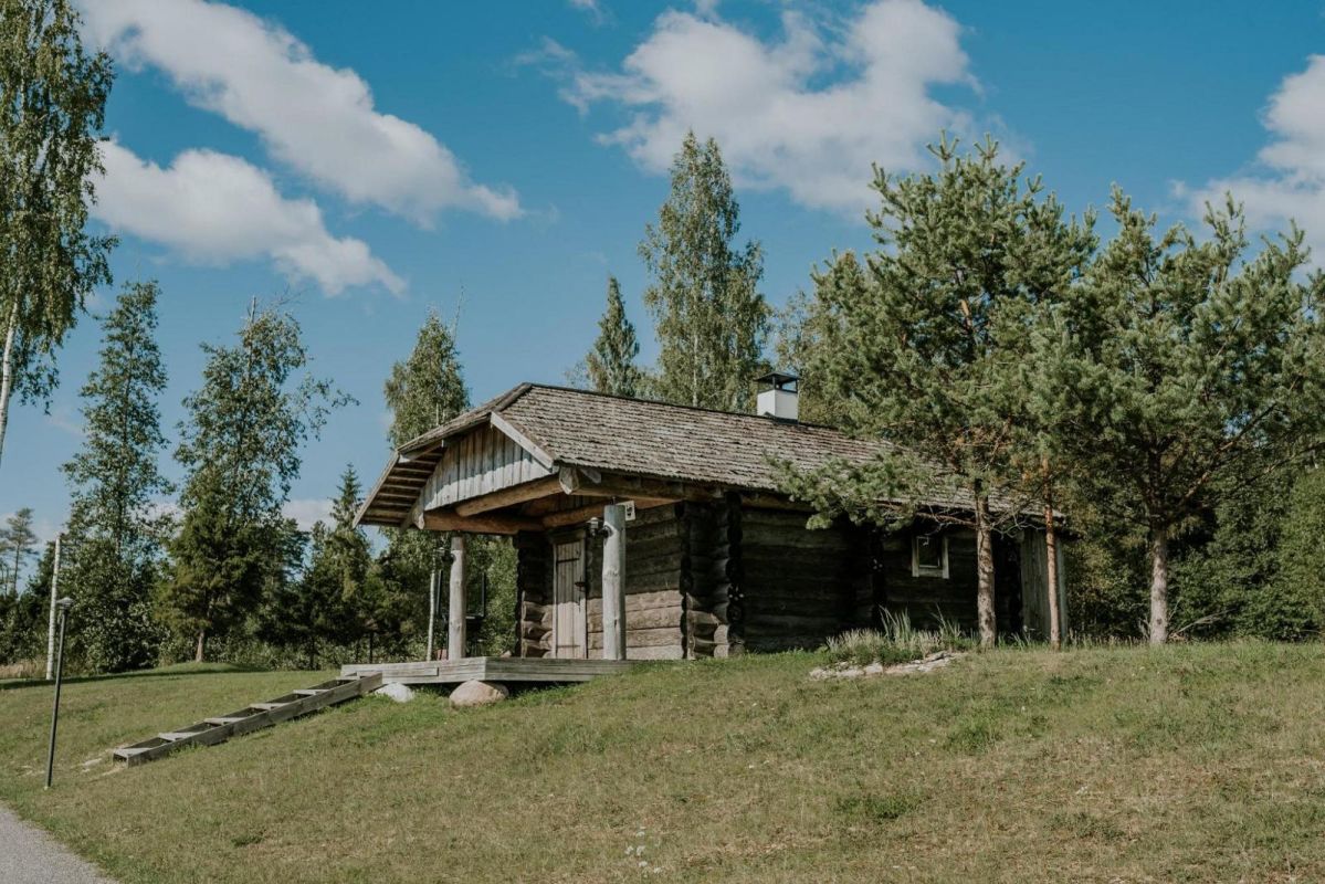 Дымная баня в туристическом центре 