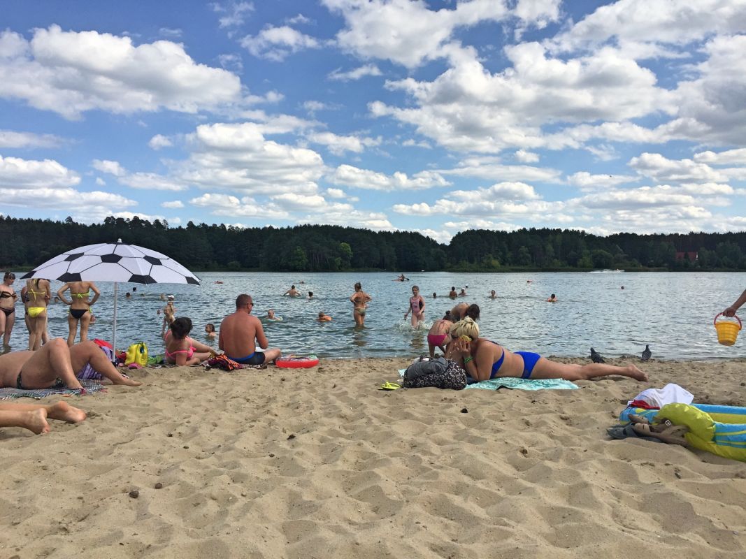 Детский пляж в Гидропарке