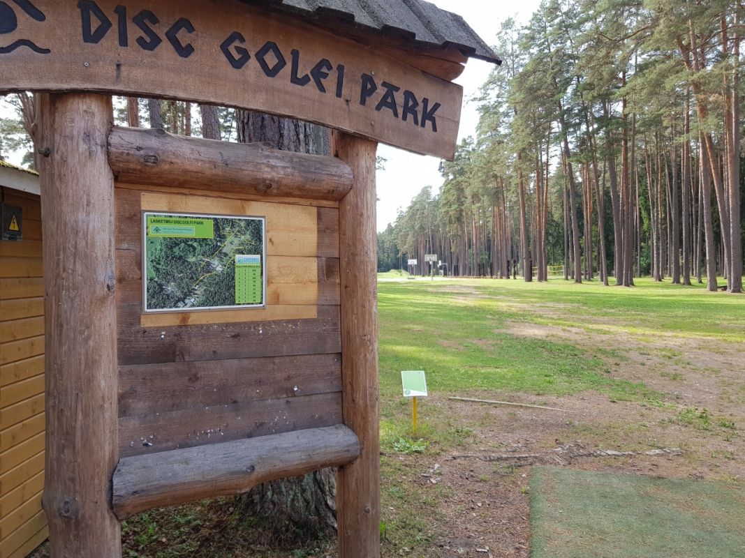 Парк для диск-гольфа в Оздоровительном центре Тартуского уезда