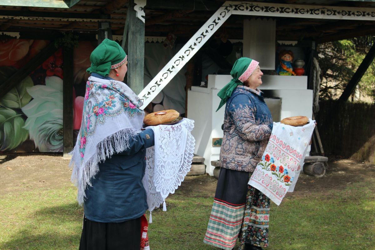 Русский хуторской двор в Пярнумаа