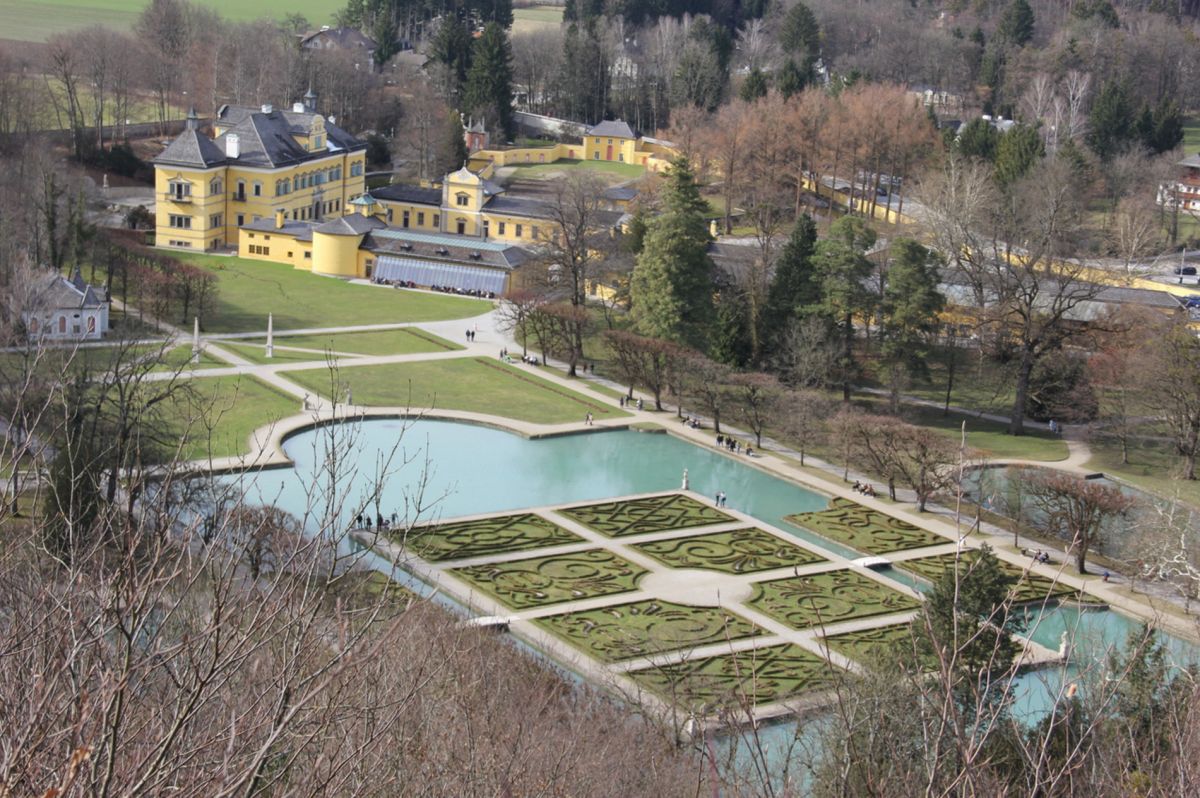 Дворец Хельбрунн и Парк фонтанов в Зальцбурге