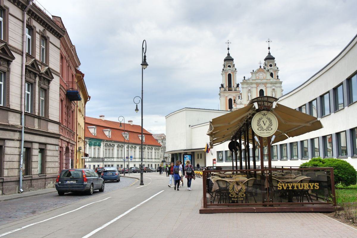 Улица Вокечю (Vokiečių gatvė / German Street)