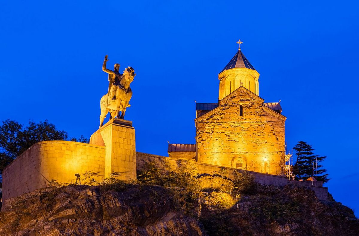 Церковь Метехи в Тбилиси