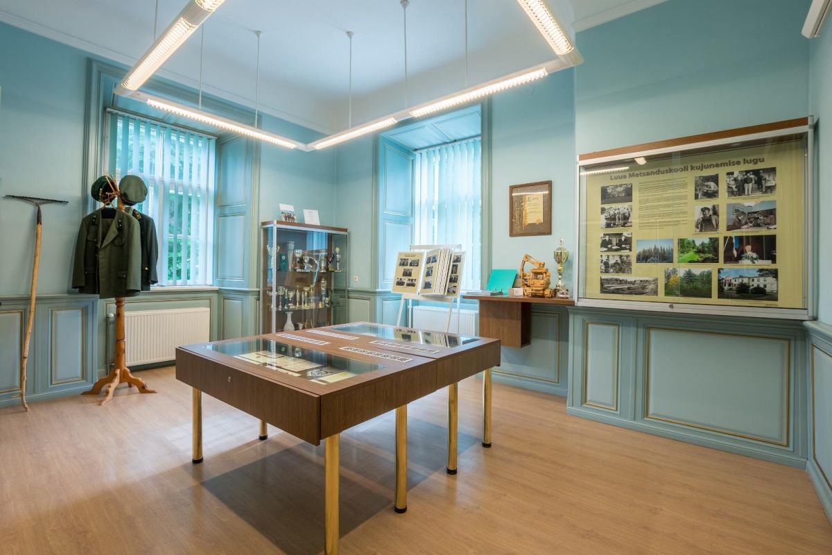 Музейные комнаты усадьбы Лууа