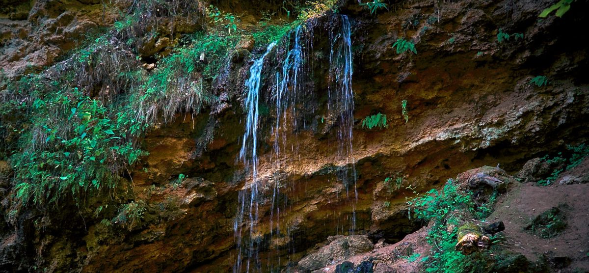 Серебряный каскад водопад