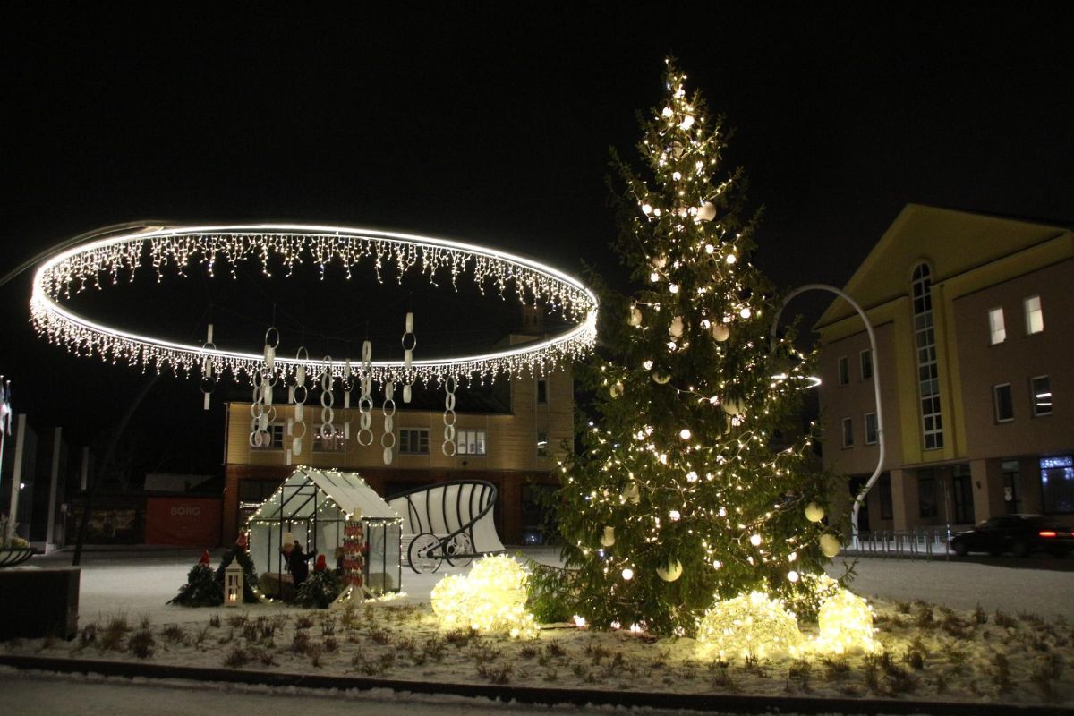 Центральная площадь города Выру